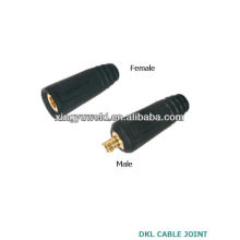 DKJ series euro type welding Cable Connector